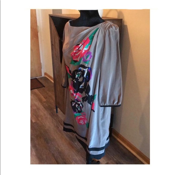 Coast “Porcini” 100% Silk Dress - Picture 5 of 12